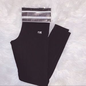 VS Pink Bling Yoga Leggings